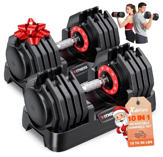 XDDIAS Adjustable Dumbbell Set of 2