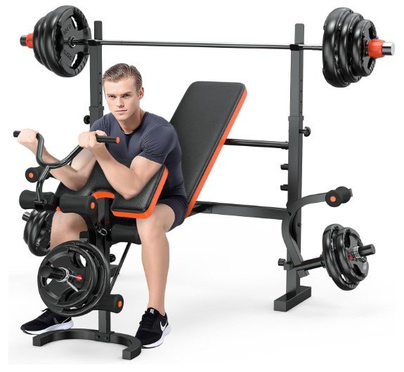 XDDIAS Olympic Weight Bench for Home Gym