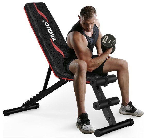 Yagud Incline Decline Bench for Full Body Workout