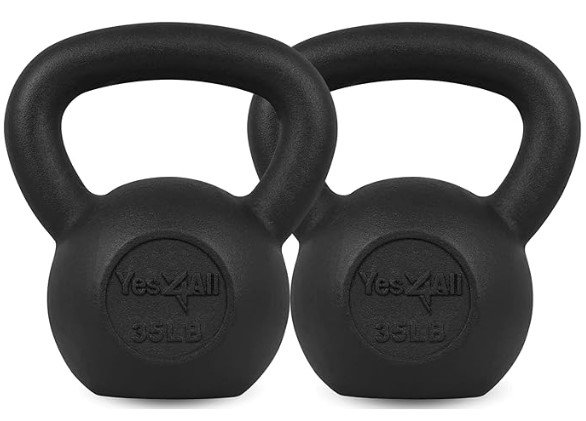 Yes4All Cast Iron Kettlebell Sets