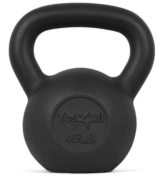 Yes4All Cast Iron Kettlebell for Men