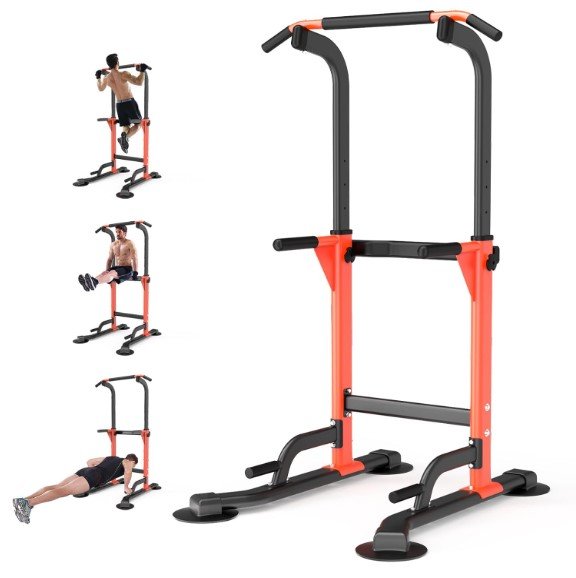Z ZHICHI Pull Up Dip Station For Home Gym