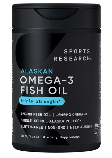 Sports Research Triple Strength Fish Oil Supplement
