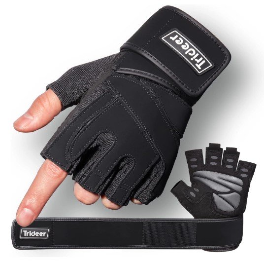 Trideer Workout Gloves for Men