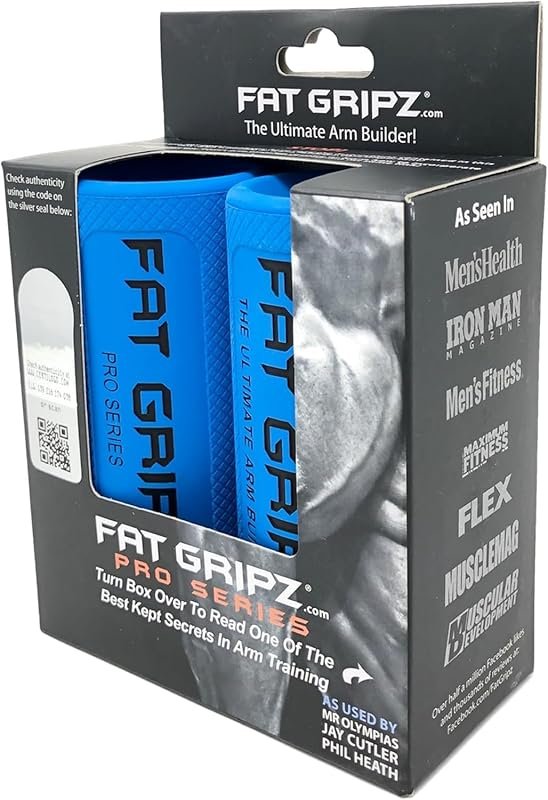 Fat Gripz Pro Thick Grips for Enhanced Muscle Activation – Award-Winni