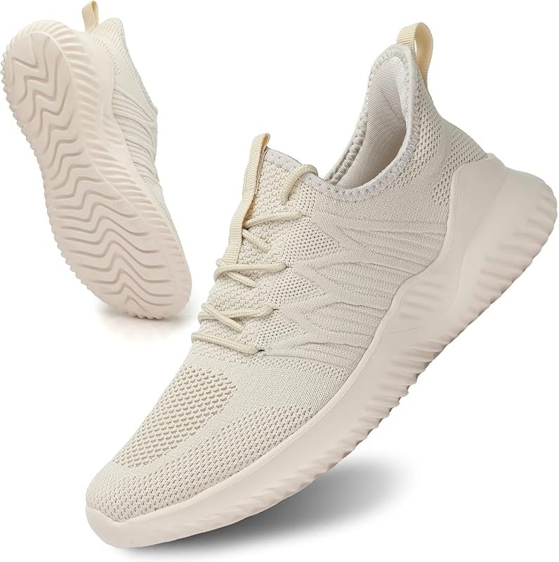 Breathable Mesh Men's Slip-On Running Shoes for Walking and Athletic T