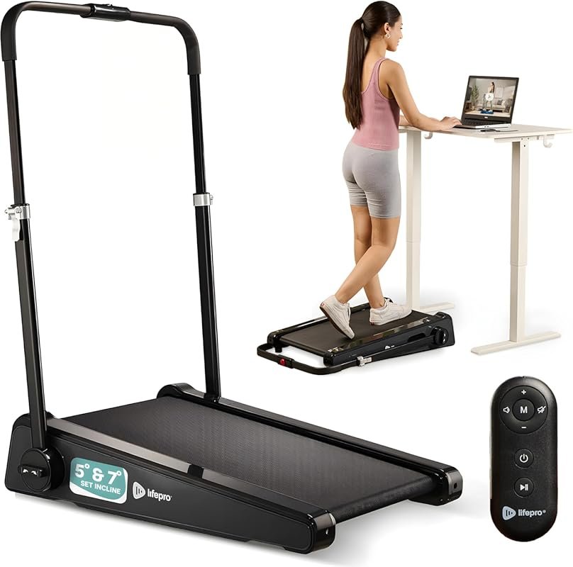 LifePro PacerMini Compact Under Desk Treadmill with Incline, Remote & 
