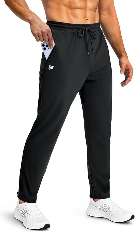Men's Sweatpants with Zipper Pockets – Athletic Joggers for Gym, Runni