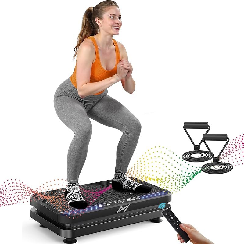AXV Vibration Plate for Full Body Workout, Weight Loss, and Fat Burnin