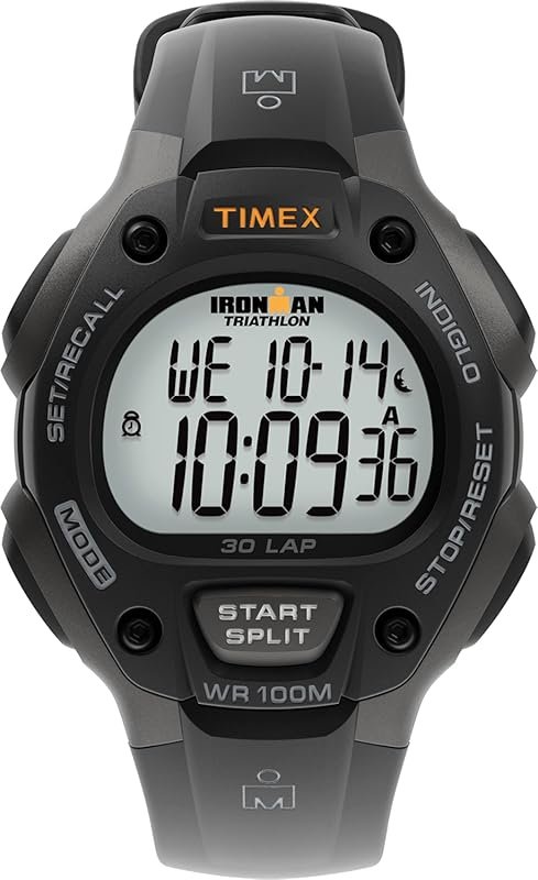 Timex Men's Ironman Triathlon Classic 30mm Watch with Stopwatch & Indi