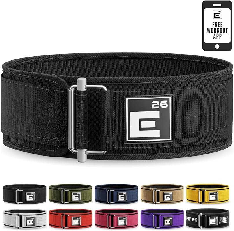 Element 26 Self-Locking Weight Lifting Belt for Men and Women – Premiu