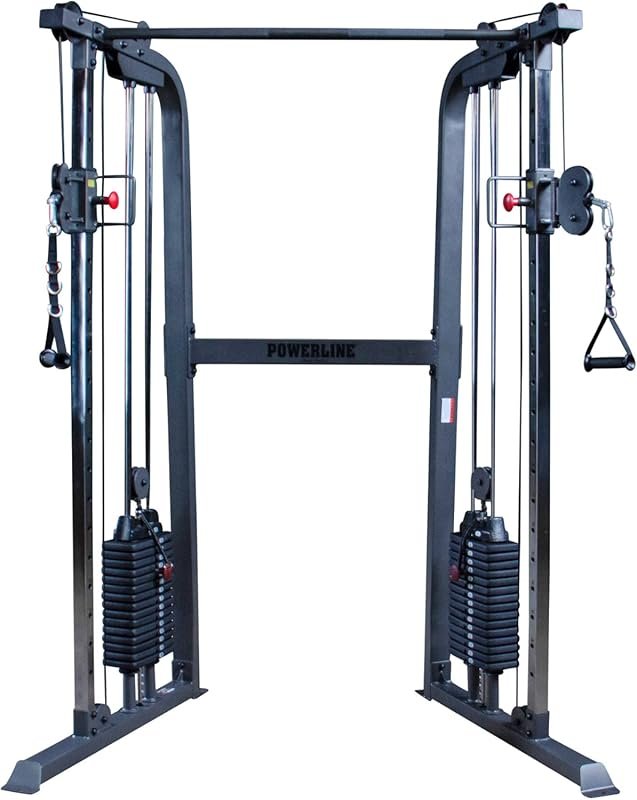 Dual Weight Stack Cable Crossover Machine for Home and Commercial Func