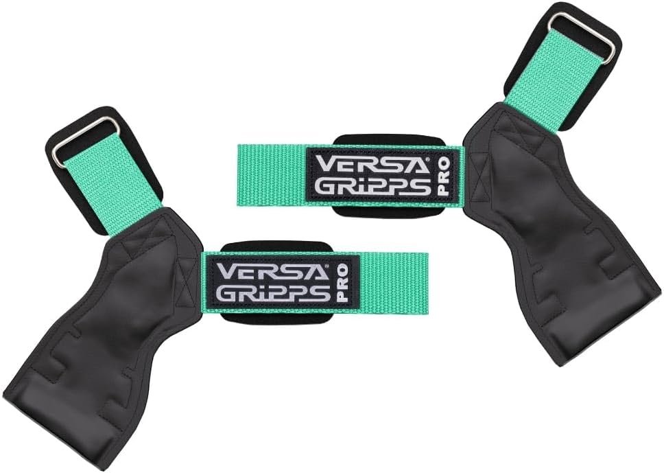 Versa Gripps Pro XS Mint Made in USA Weightlifting Wrist Straps for En