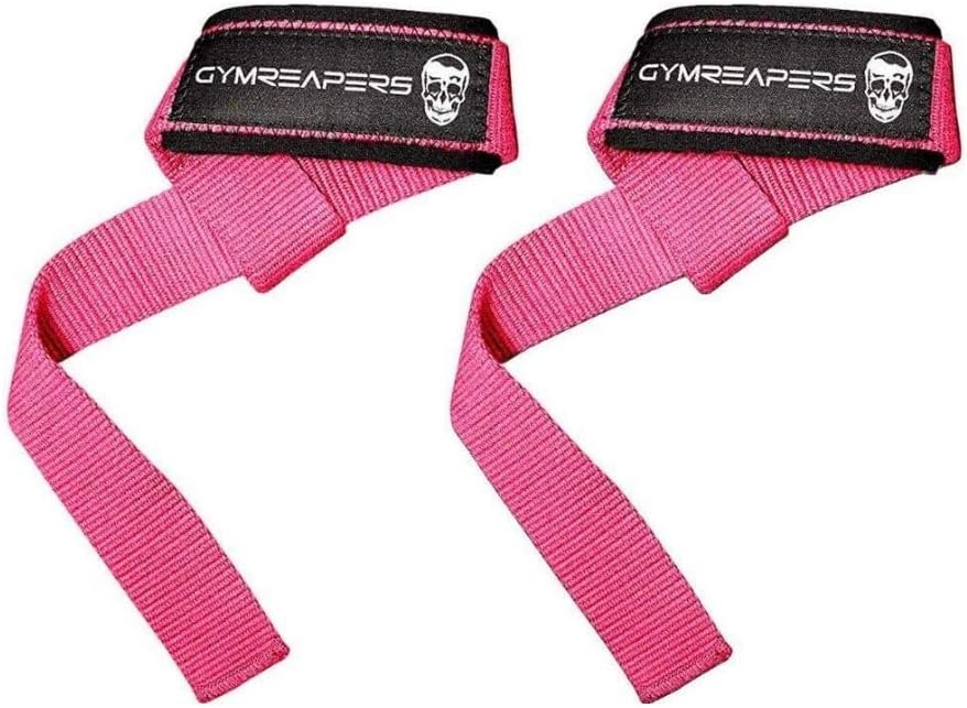 Padded Neoprene Lifting Wrist Straps for Deadlifts, Powerlifting & Str