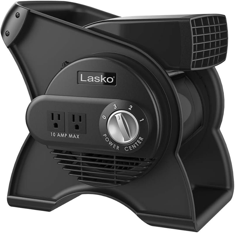 Lasko Portable Utility Fan, 12” 289 CFM Pivoting High Velocity Air Mov