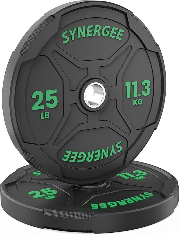 Durable Olympic Bumper Plates – Low-Bounce Rubber for Strength Training