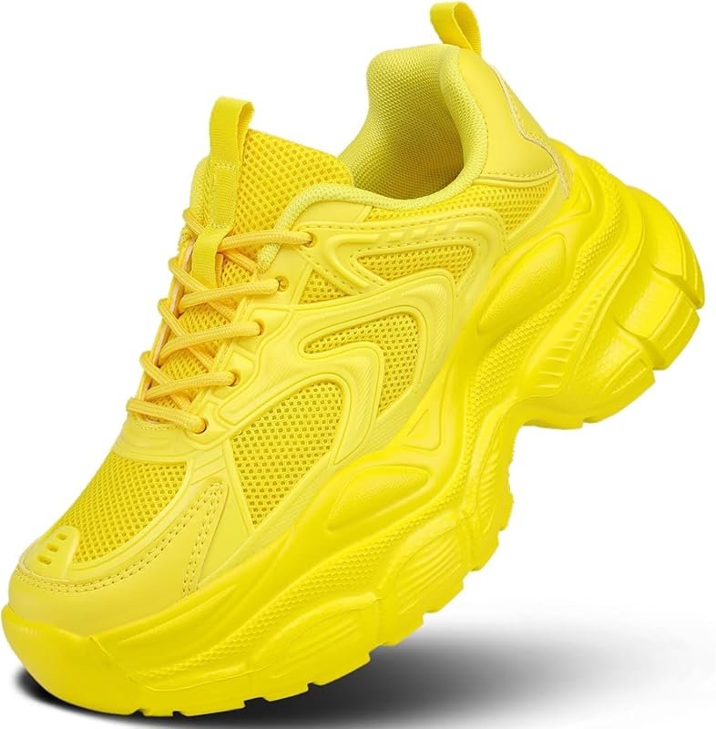 Kundork Women's Breathable Athletic Walking Shoes – Lightweight, Comfo