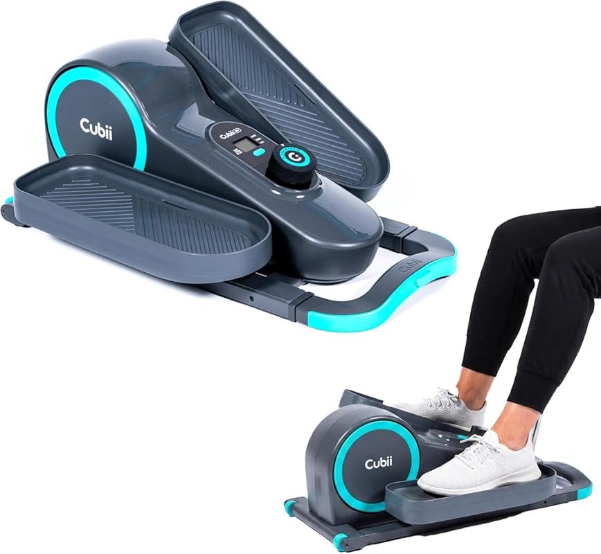 Cubii GO Under Desk Elliptical with LCD Tracker, Adjustable Resistance
