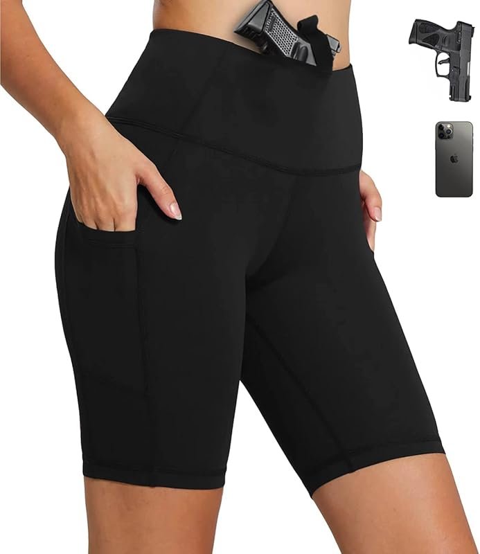 Concealed Carry Leggings for Women with Built-In Gun Holster