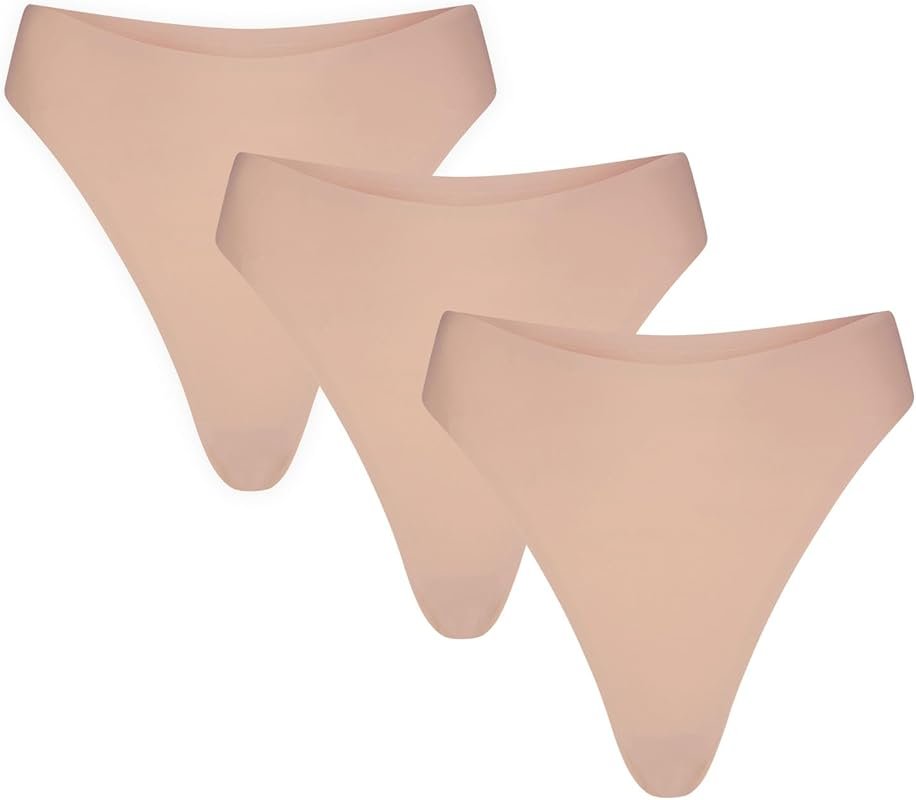 Negative Underwear Base High Thong 3-Pack, No Show Thongs for Women