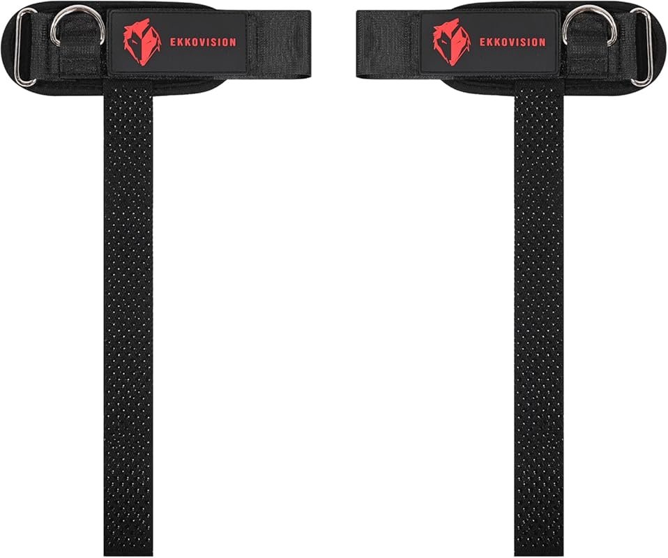 Heavy Duty Weight Lifting Straps with Cuffed D Ring – Secure Fit, Enha