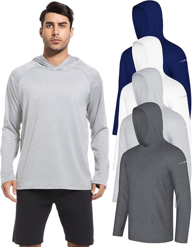 CL Convallaria 4 Pack UPF 50+ Sun Hoodie – Long Sleeve UV Protection F