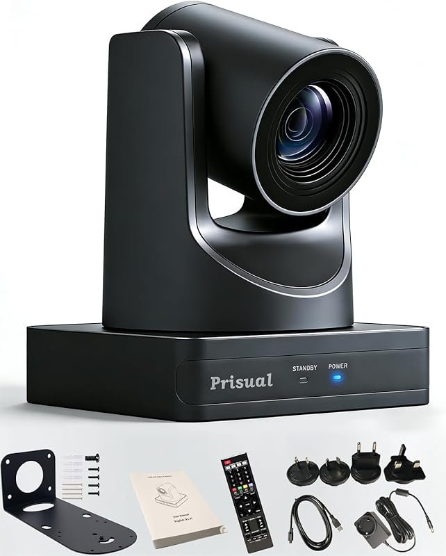 AI Auto-Tracking HDMI PTZ Camera with 20x Optical Zoom, PoE, USB3.0, a