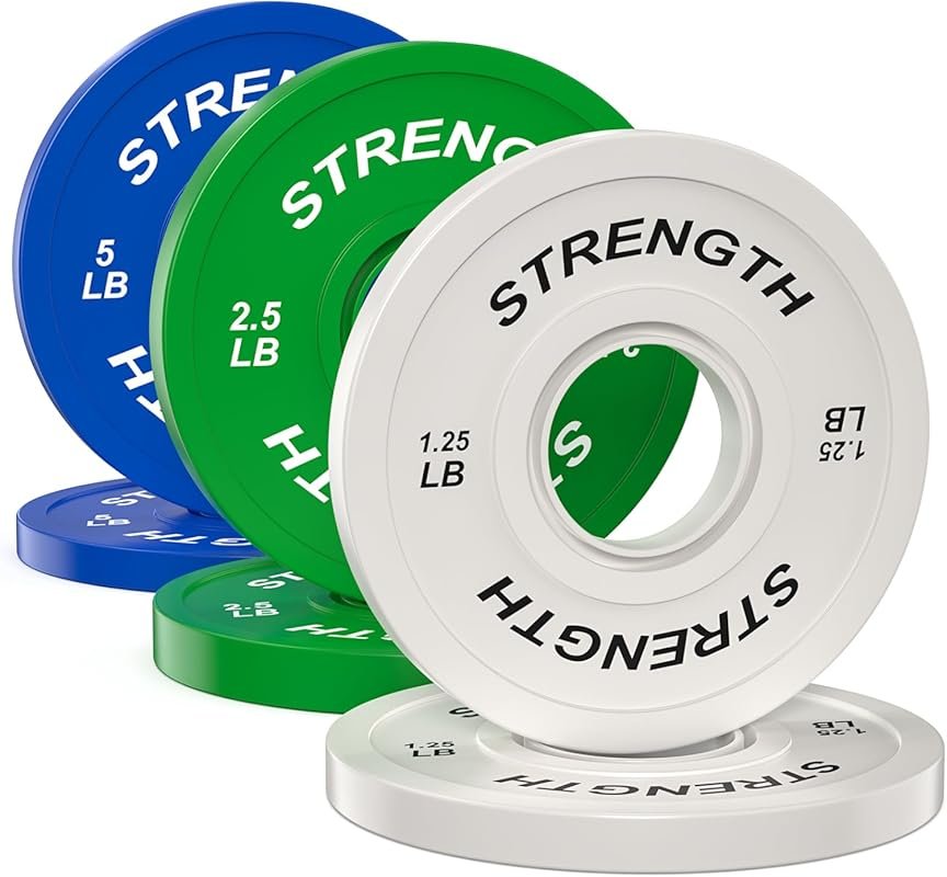 2-Inch Olympic Bumper Plates – 100% Virgin Rubber, Low Bounce, Color-Coded