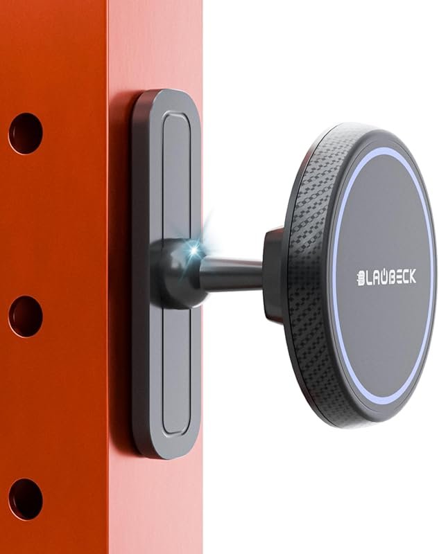 Magnetic Gym Phone Mount with Dual Magnets for iPhone 17 & Android, Ma