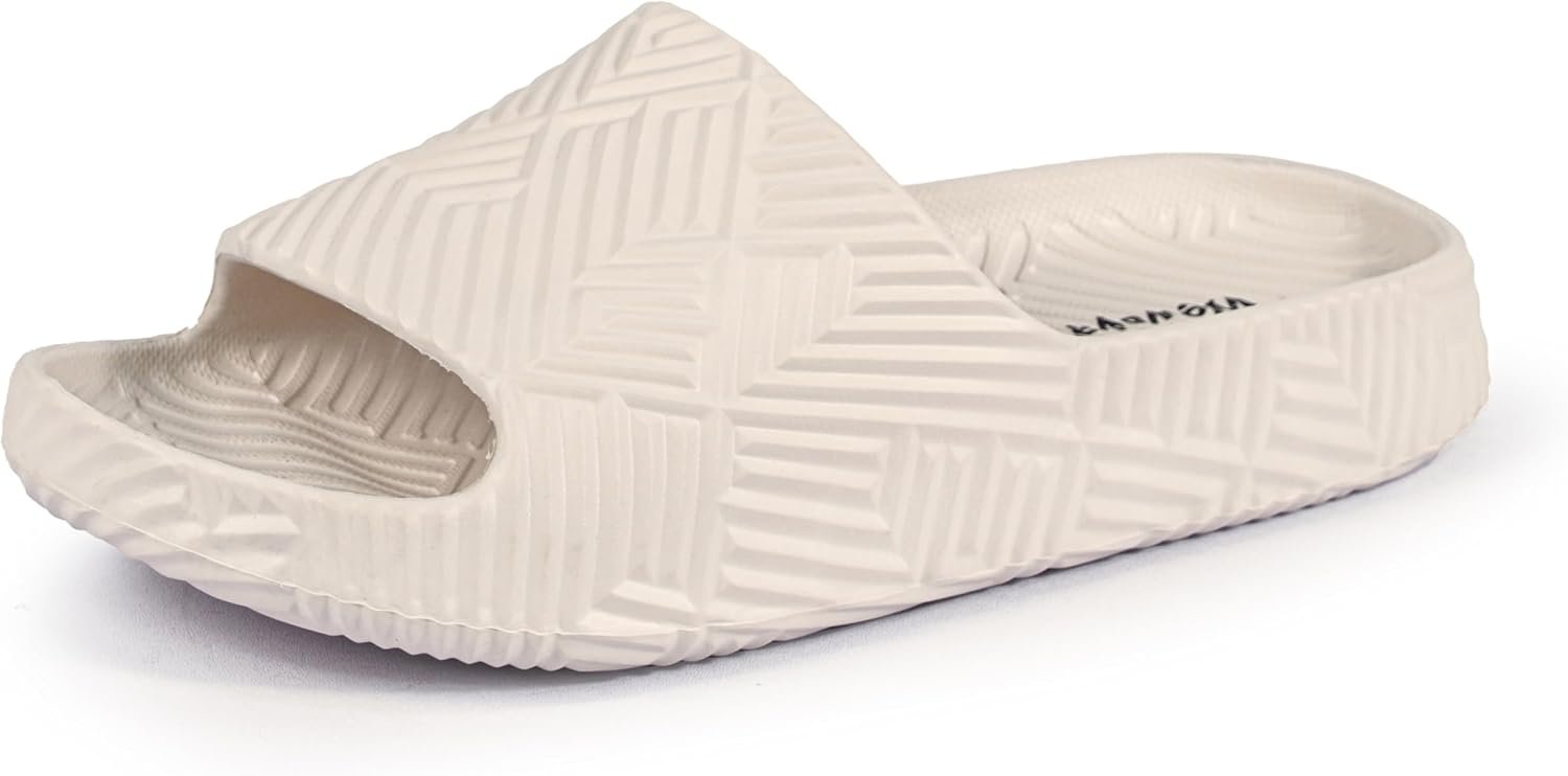 Lightweight Non-Slip Shower Slides for Men and Women, Perfect for Beach and Bathroom