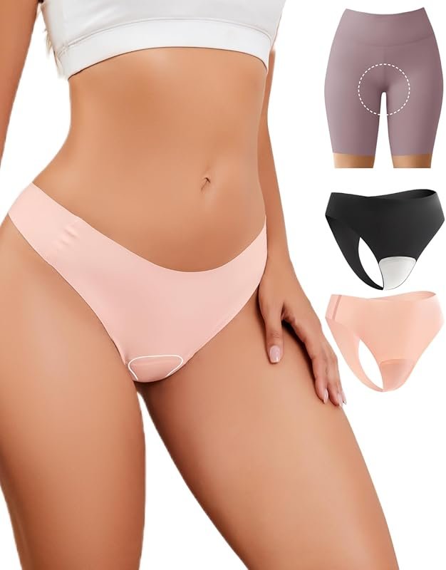 Invisible No Show Seamless Thongs for Women – Breathable Workout Under