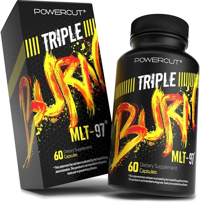 PowerCut Triple with MLT-97 for Men and Women – Advanced Fat Burner &