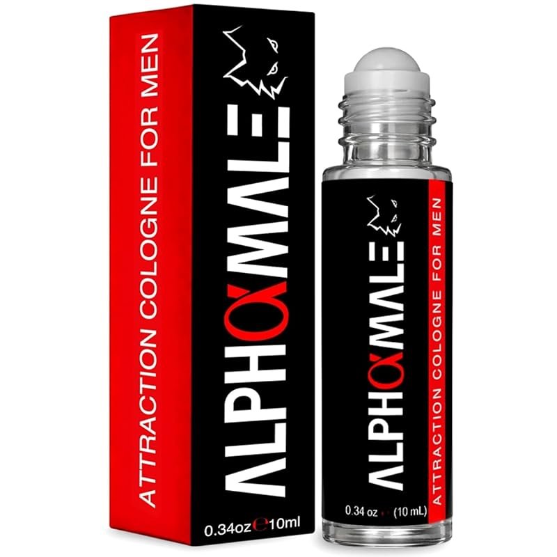 AlphaMale Pheromone Roll-On Cologne for Men – 10ml Masculine Scent Des
