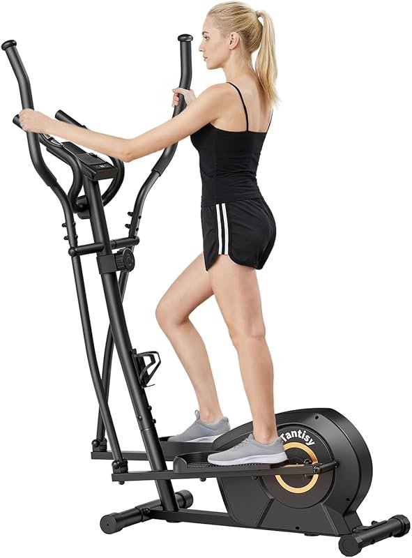 Compact Magnetic Elliptical Machine with 8 Resistance Levels, 15.5