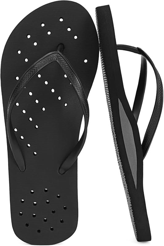 Quick-Dry Shower Sandals for Women with Arch Support and Non-Slip Sole