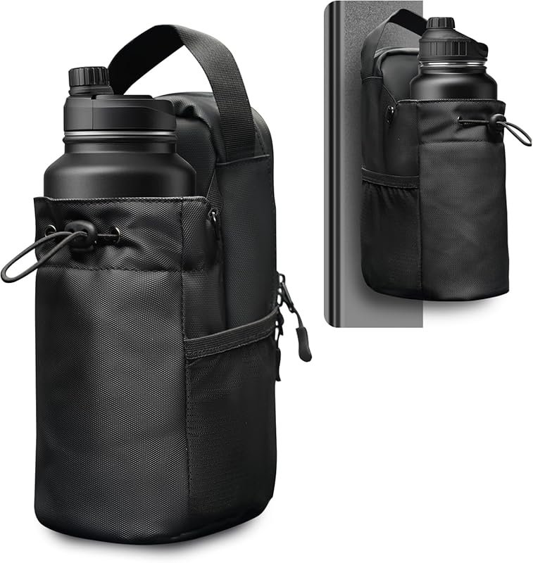 Strong Magnetic Water Bottle Holder Crossbody Bag with Phone Pocket