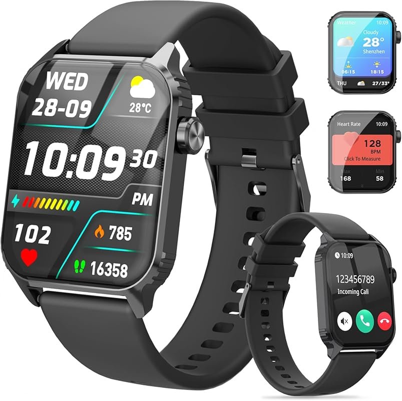 Men's Smart Watch with 120 Sports Modes, 1.83