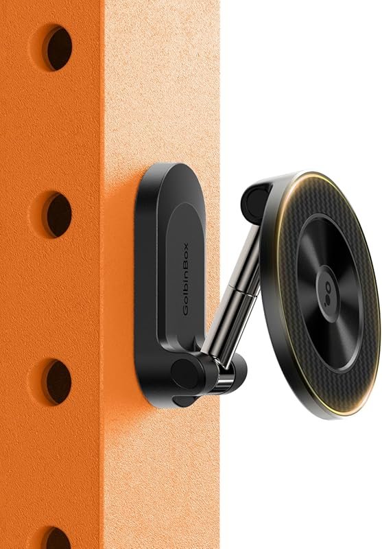 GolbinBox Magnetic Gym Phone Holder with Dual-Magnet Mount for iPhone 
