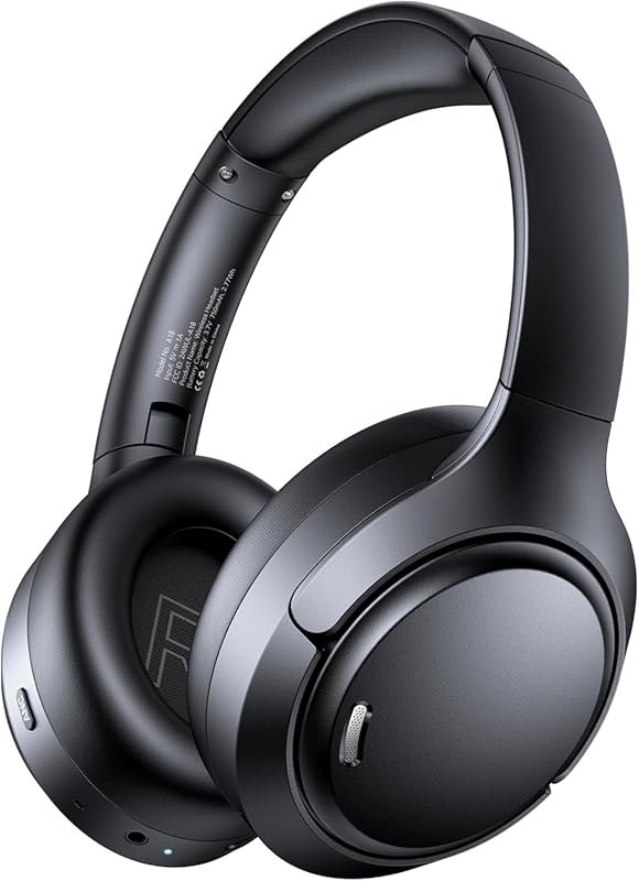 Hybrid Active Noise Cancelling Bluetooth Headphones with 120H Playtime