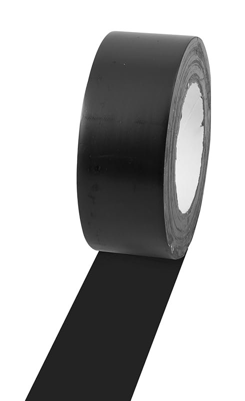 Champion Sports 2-Inch Black Vinyl Floor Marking Tape 60 Yards Durable