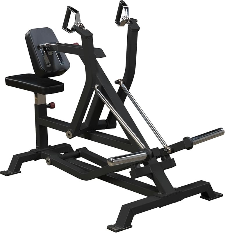 Body-Solid Pro Clubline LVSRB Leverage Seated Row Plate-Loaded Back Ma