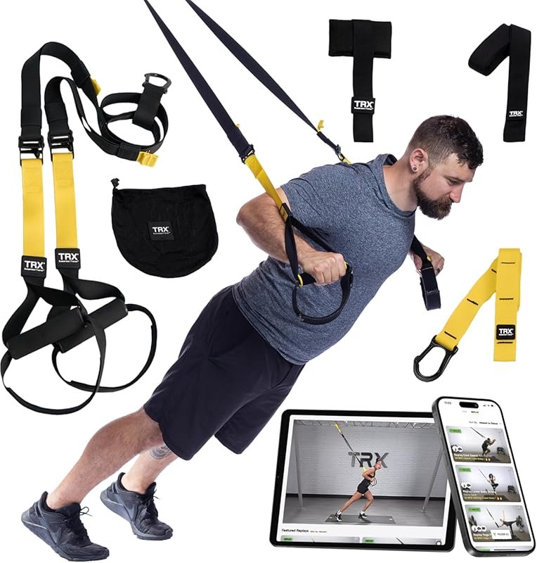TRX All-In-One Home Gym – Complete Suspension Training Kit for Full-Bo