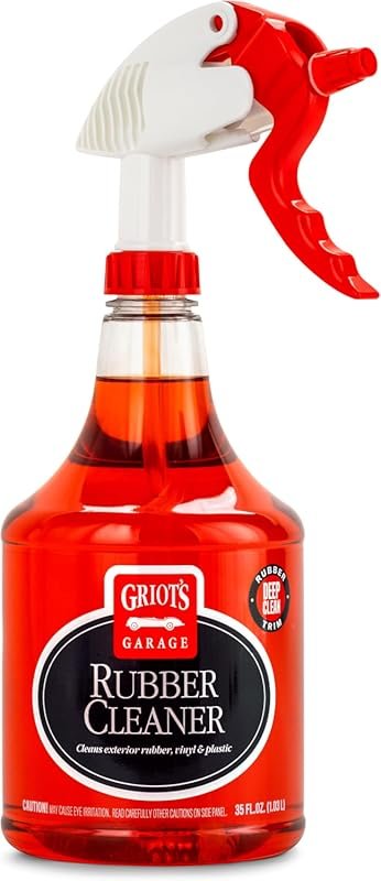 Griot's Garage Rubber Cleaner for Tires, Trims, Moldings – 35oz Car De