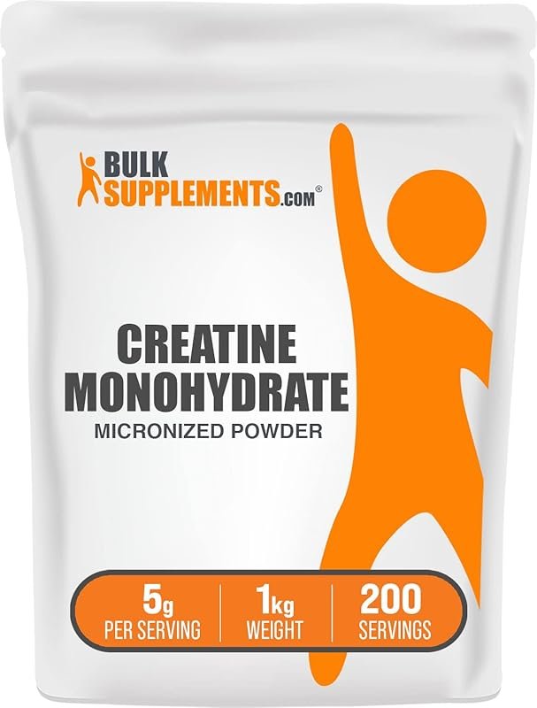 Micronized Creatine Monohydrate Powder, Unflavored, Pure & Gluten Free