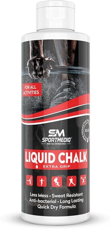 Pro Grade Mess-Free Liquid Chalk for Gym Weightlifting Rock Climbing G