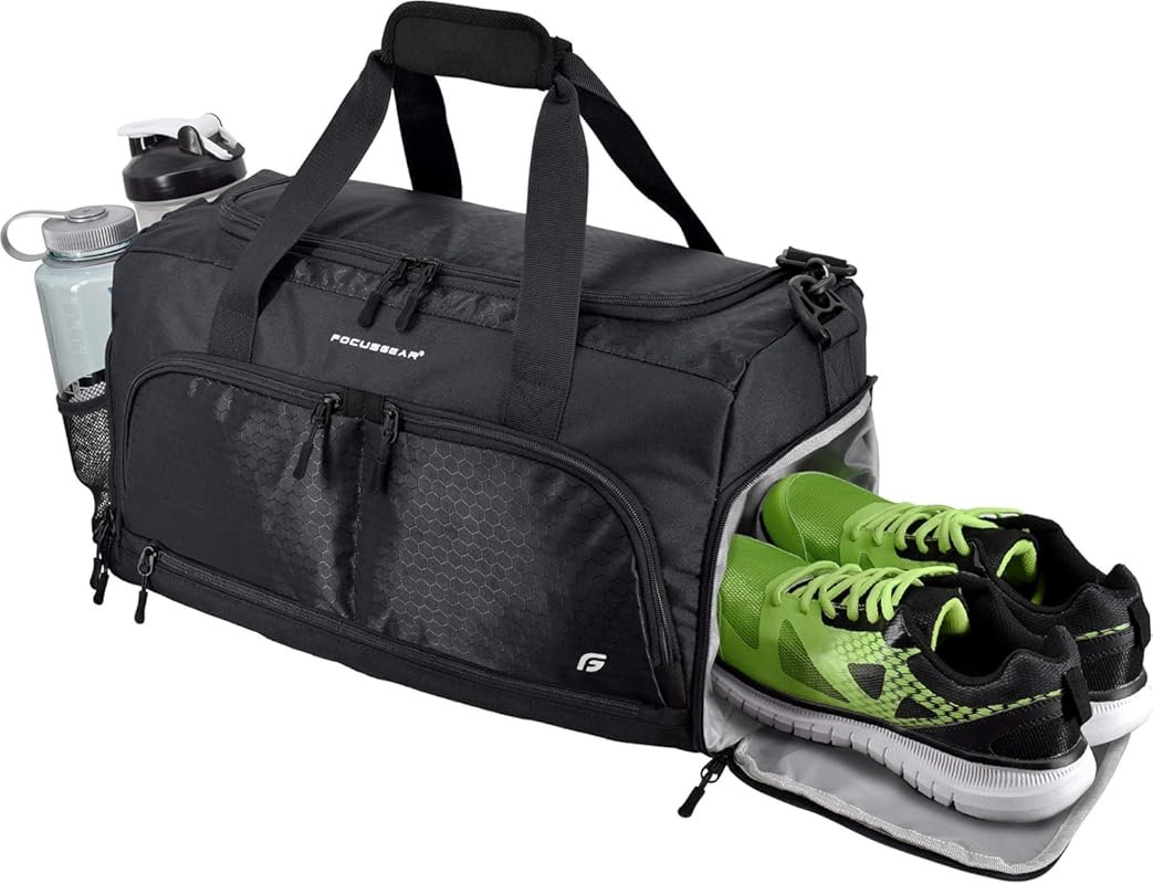 Ultimate Gym Bag 2.0: Durable Duffel with 10 Compartments and Water-Re