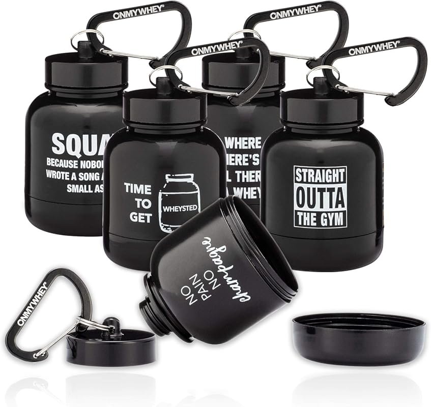 Portable Protein Powder Funnel Keychain for Gym and Travel – TSA Appro