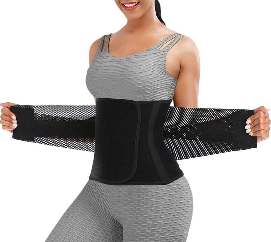 ChongErfei Unisex Waist Trainer Belt: Ab Trimmer with Tummy Control fo