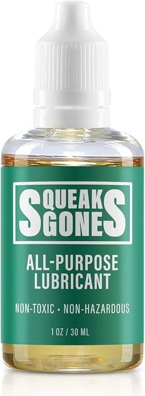 PlanetSafe SqueaksGone 1 oz Lubricant for Squeaky Hinges, Garage Doors