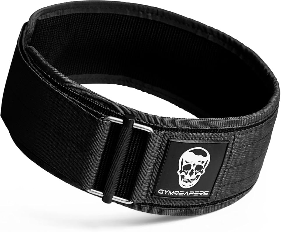 Gymreapers Quick Locking Weight Lifting Belt: 4-Inch Neoprene Metal Bu